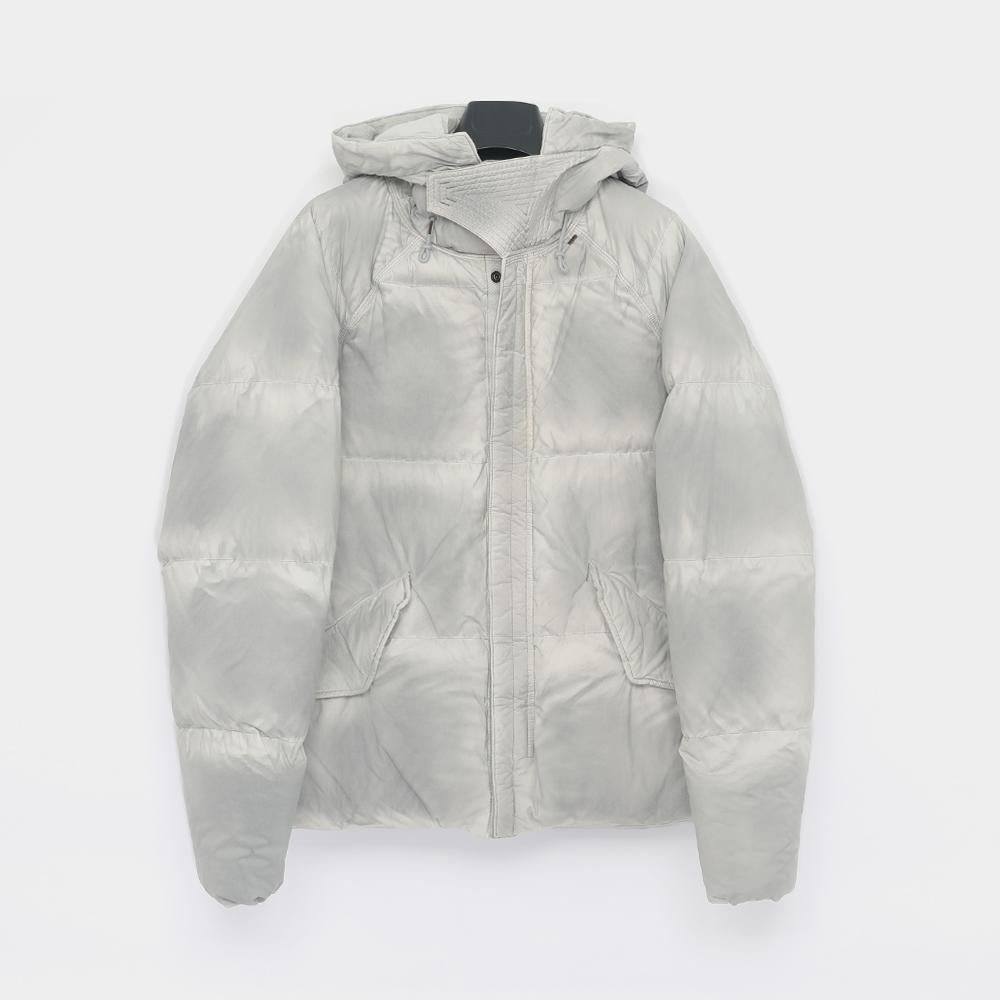 Ten C Arctic Airbrush Garment-Dyed Nylon Hooded Down Jacket Men