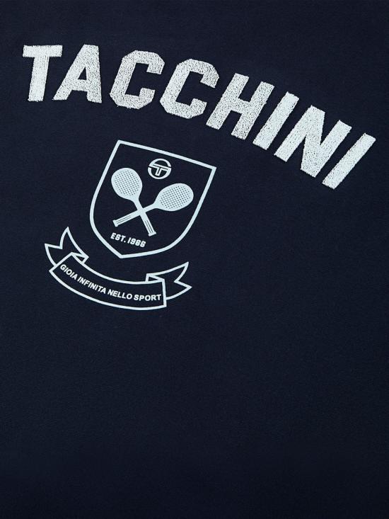 Sergio Tacchini Long Sleeve Sweatshirt STF24M50923MARITIMEBLUE MARITIME BLUE DOM