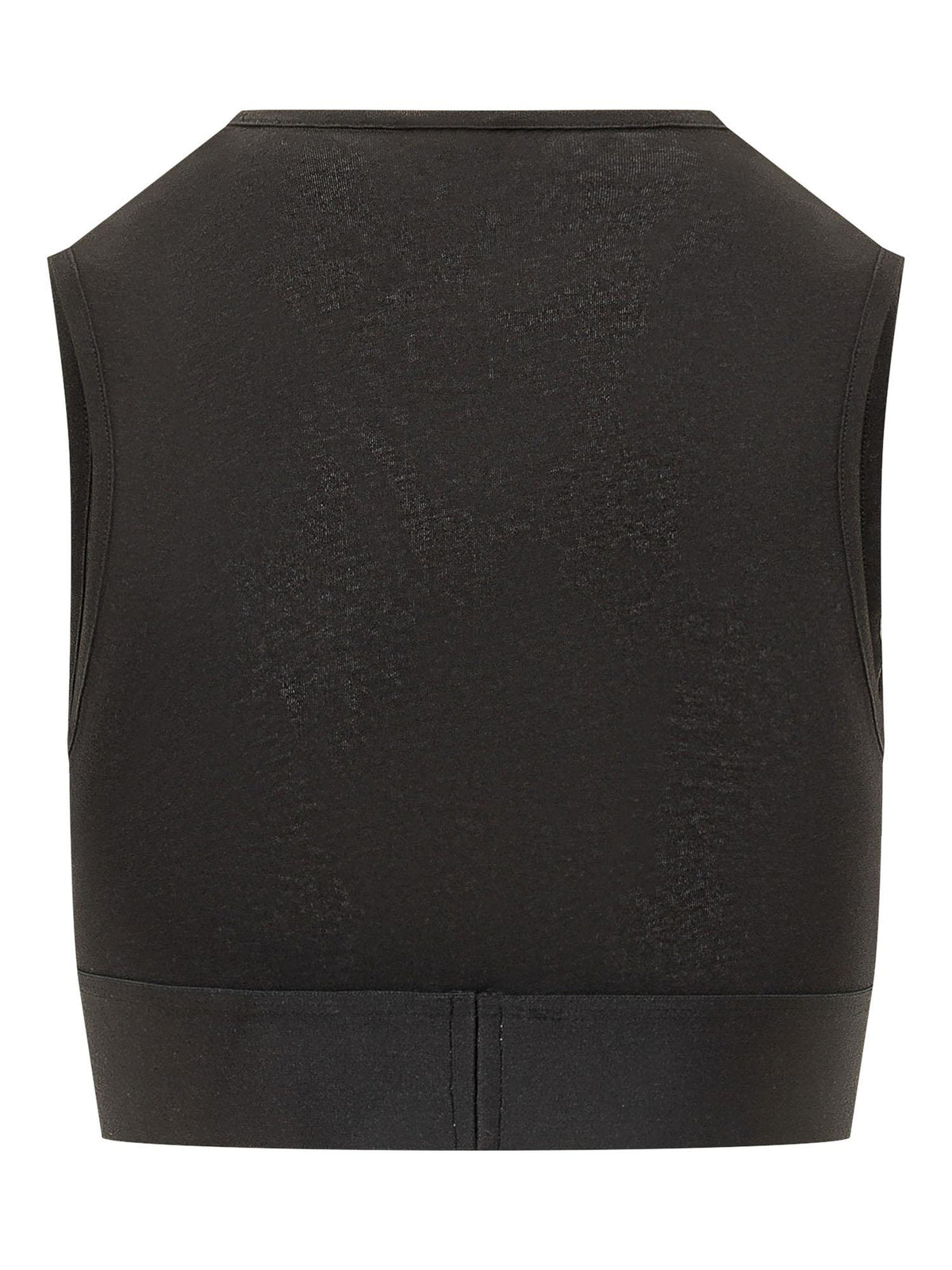 DIESEL Black Cotton Tank Top Sleeveless Shirt