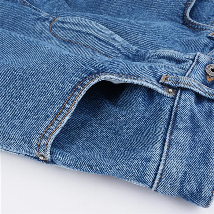 LOEWE Anagram Baggy Jeans Denim Pants Blue Women Classic
