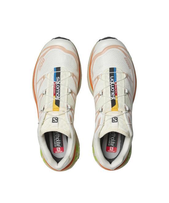 SALOMON White Mesh Trail Running Sneakers