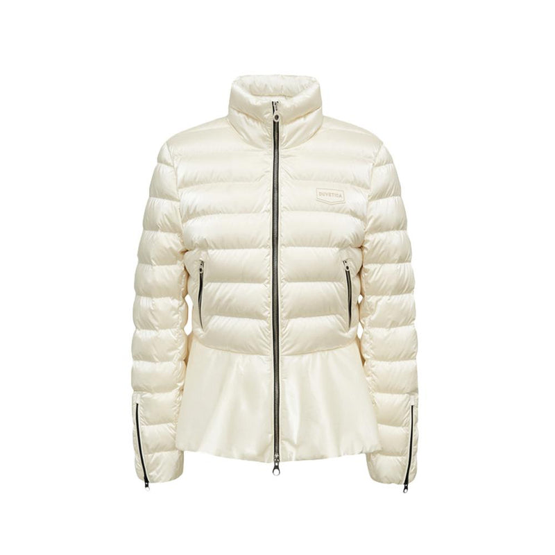 Duvetica MIDENA Logo Puffer Jacket Cream
