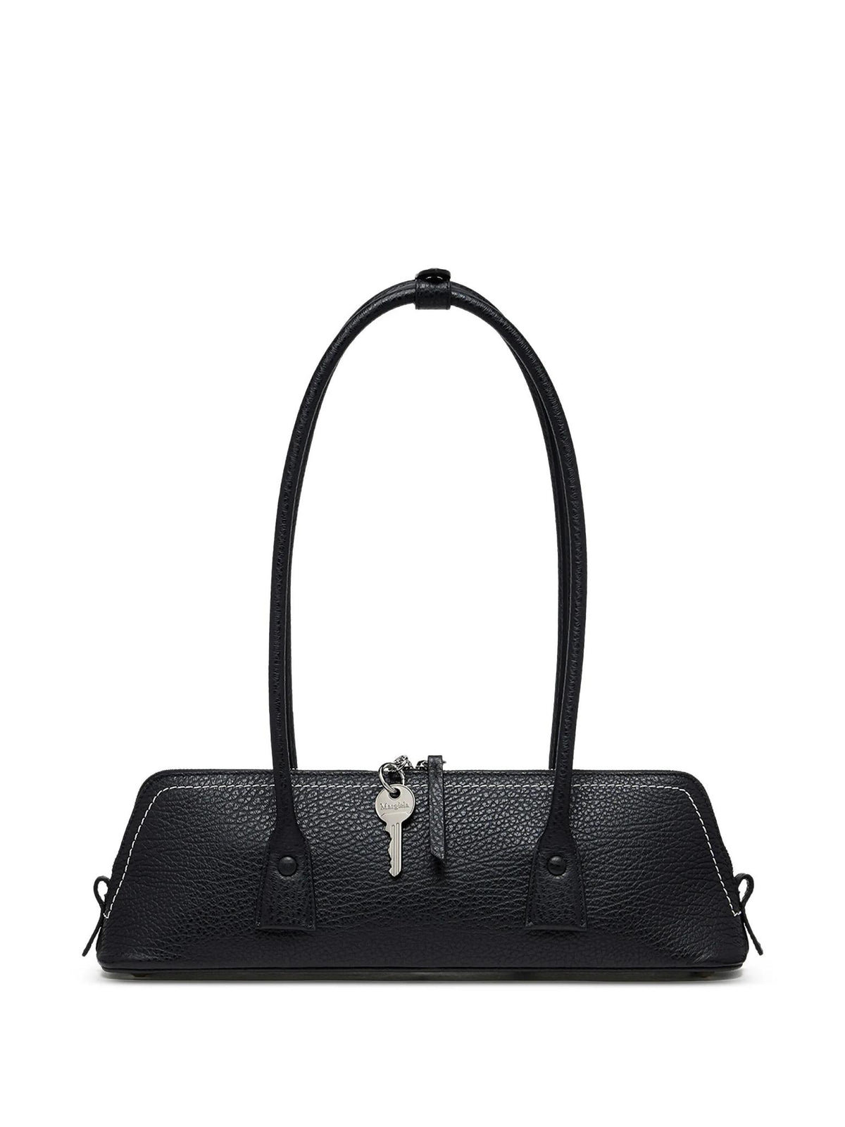 Maison Margiela Black Leather Shoulder Bag