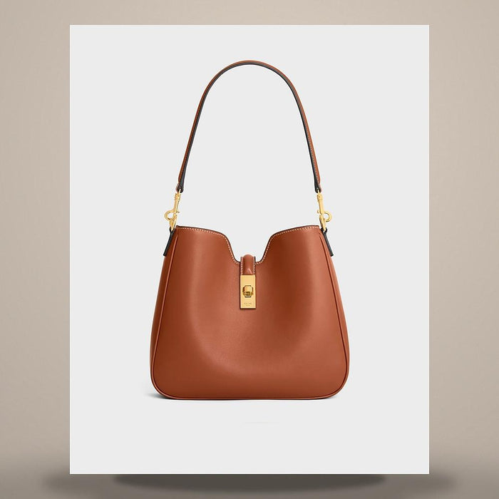 CELINE Medium Soft 16 Camille Bag Smooth Calfskin Tan Crossbody