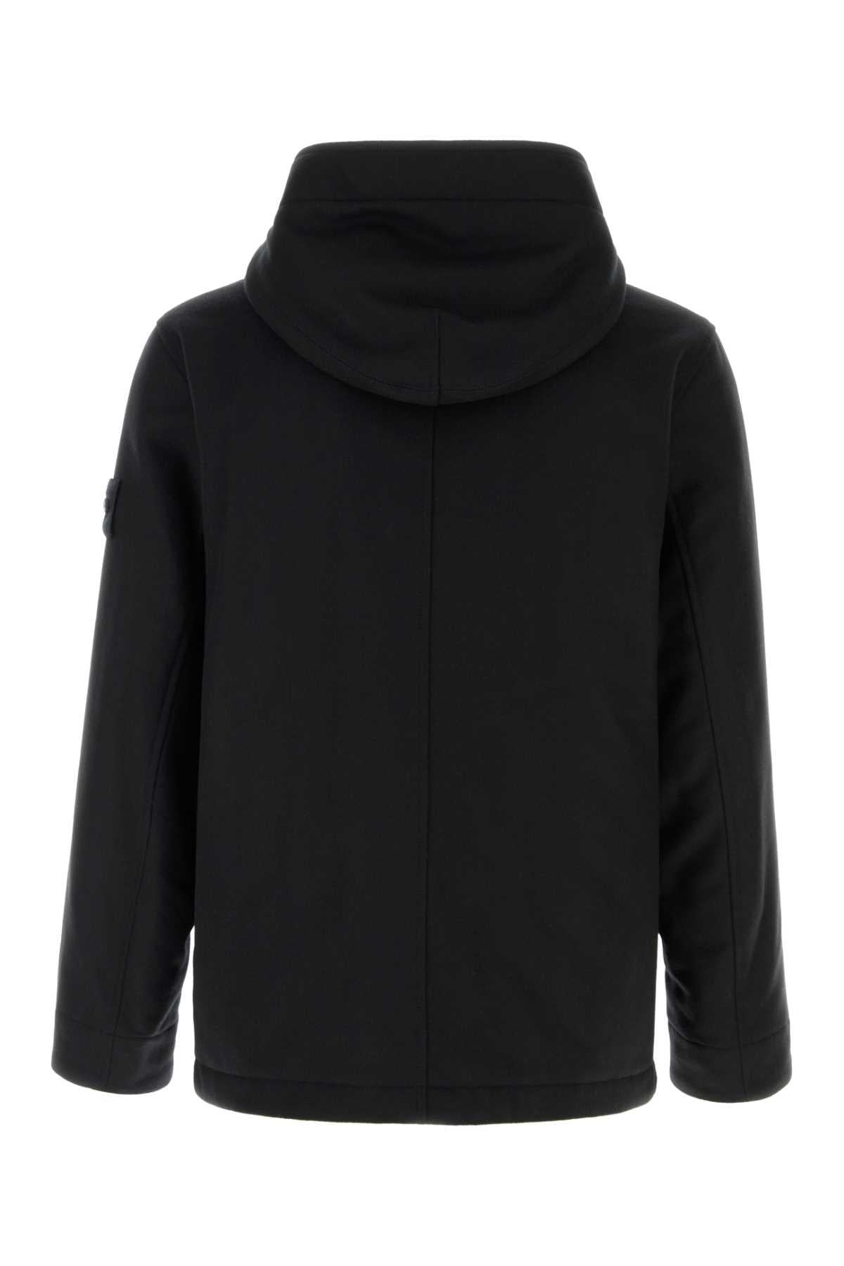 STONE ISLAND Black Casual Jacket Men