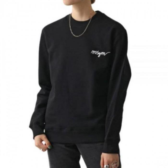 MSGM Embroidered Logo Crewneck Sweatshirt 2000MDM543 200001 99