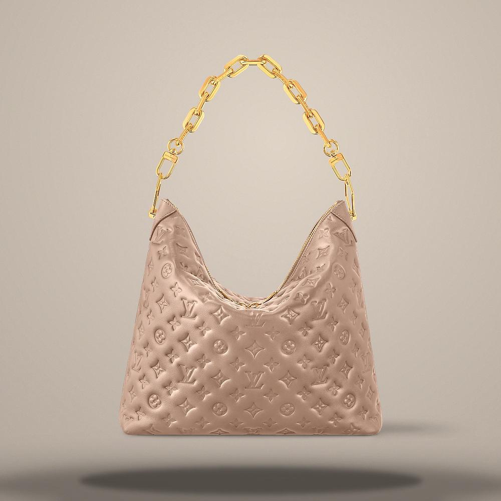 Louis Vuitton Coussin Hobo MM Gallé Leather Shoulder Bag