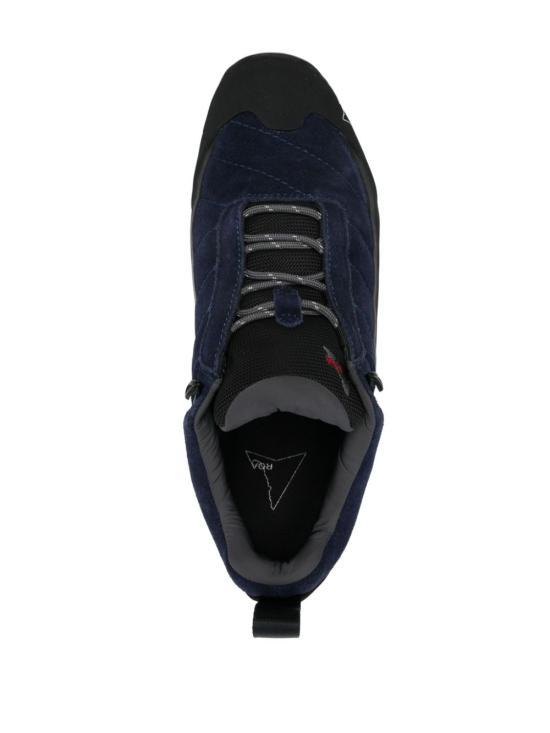 ROA Midnight Blue/Black Leather Boots NBUW162 LE26 MTY0001