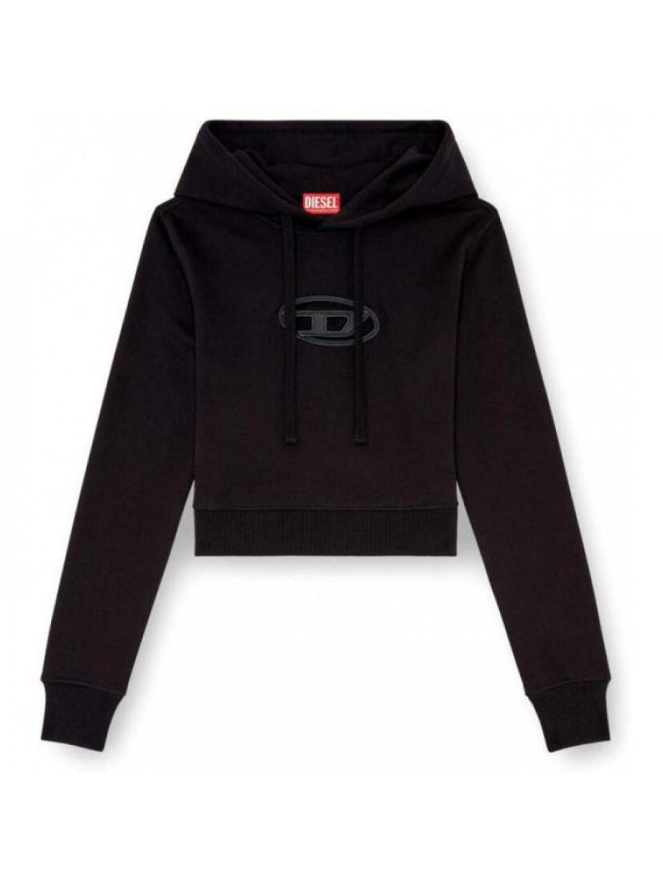 DIESEL Slim Fit Hooded Sweatshirt OD for Women A15714 0GRAC 9XX