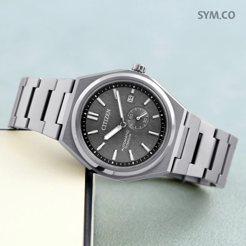 CITIZEN Super Titanium Automatic Gray Dial Sapphire Men's Watch NJ0180 80H