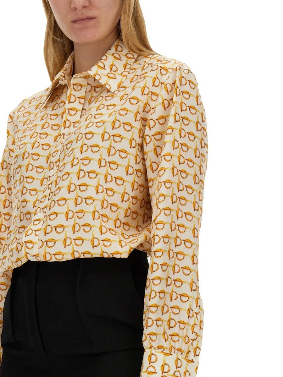 BURBERRY Long Sleeve Cotton Shirt