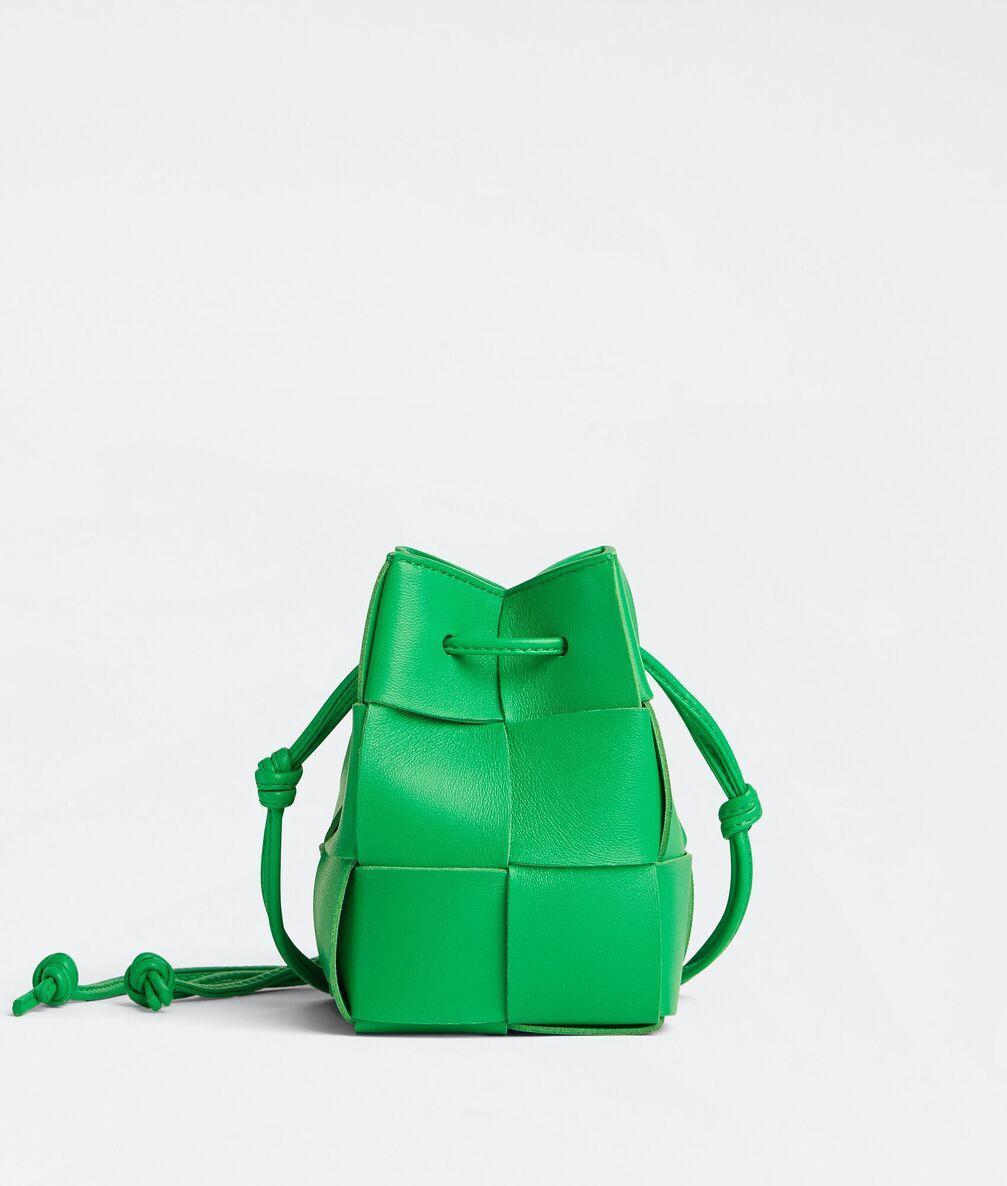 Bottega Veneta Mini Cassette Crossbody Bucket Bag