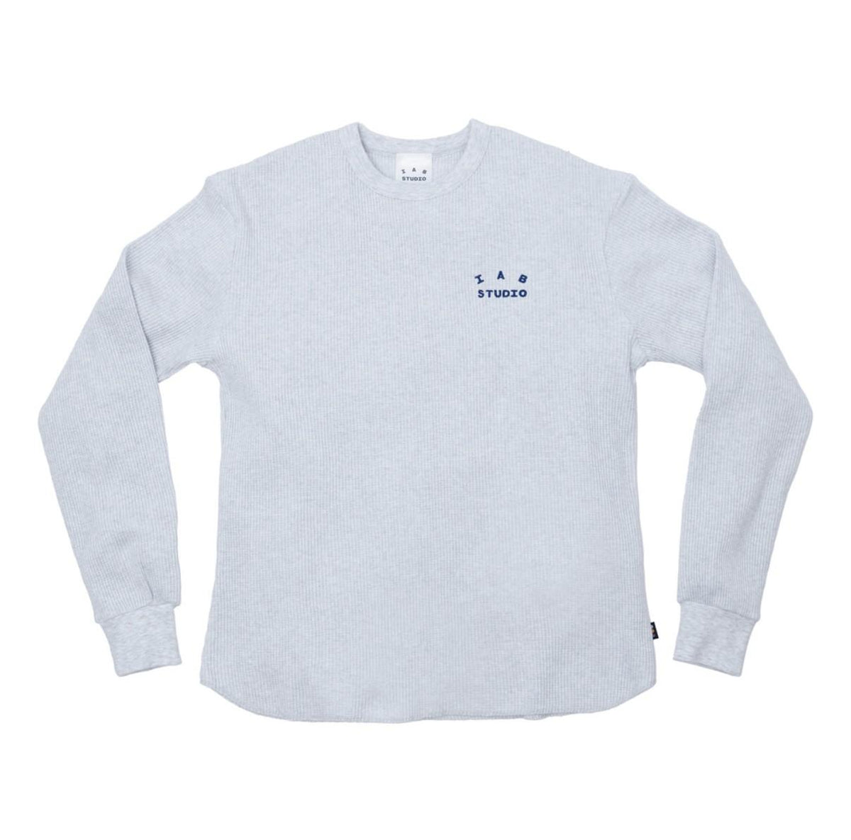 emis Light Gray Waffle Long Sleeve T-Shirt