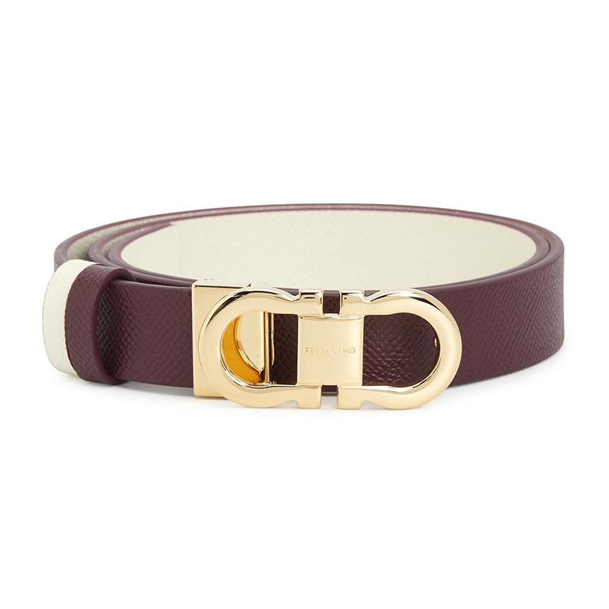 Ferragamo Gancini Reversible Women’s Belt Pre-Cut 230294 0790104