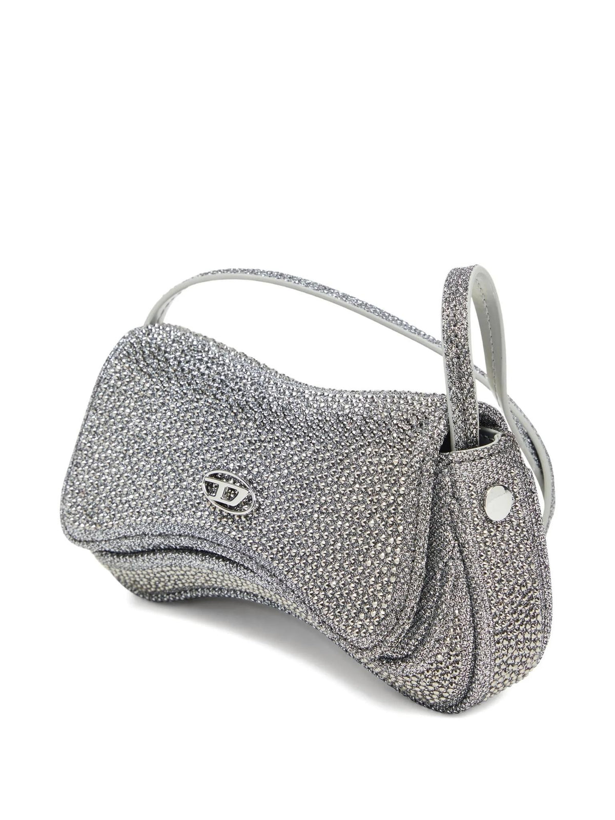 DIESEL Black Leather Clutch Bag