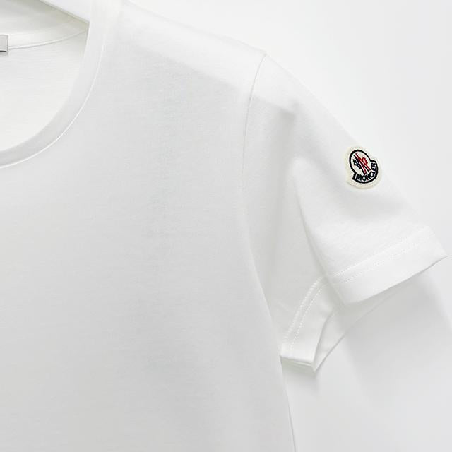 Moncler Women’s Logo Patch Cotton Jersey Short Sleeve T-Shirt