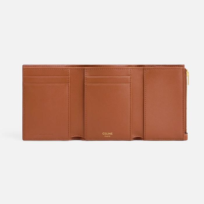 CELINE Bictouar Fine Wallet Supple Grained Calfskin 10M963GHH 04LU