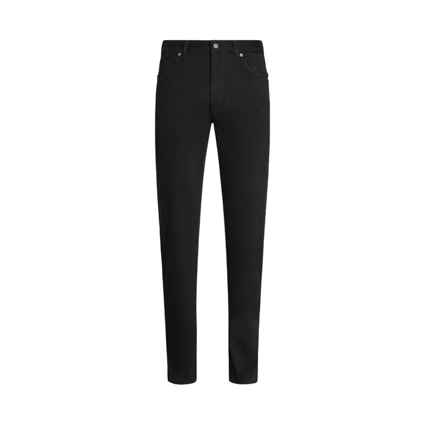 Zegna Men’s Stretch Roccia Classic Pants E8PZW CITY BLK