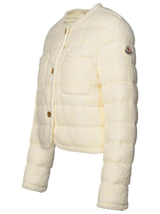 Moncler Short Down Puffer Jacket for Men 1A00052597IIF00 WHITE DOM