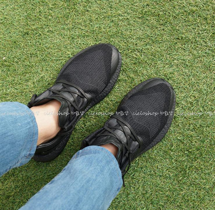 Y-3 Pure Boost Triple Black Men's Low Top Sneakers CP9890