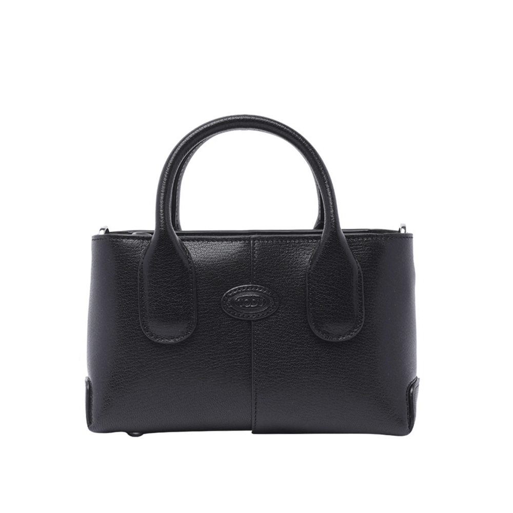 Tods D-Styling Mini Leather Shoulder Tote Bag Black XBWDBSC0100 YKI B999