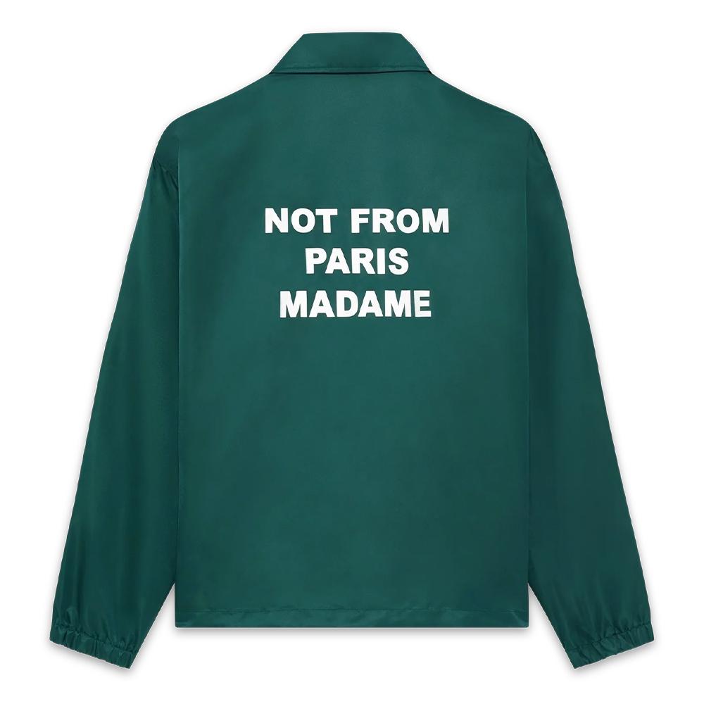 DROLE DE MONSIEUR Dark Green Men’s Bomber Jacket PERMJT183 PA014 DGN