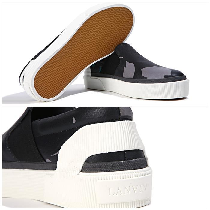Lanvin Camo Pattern Slip-On Low Top Sneakers SKKBMO VEPF A16 1040