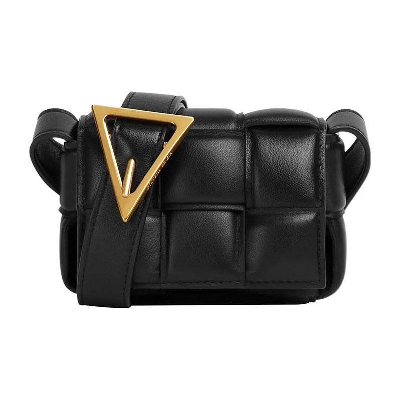 Bottega Veneta Padded Cassette Mini Black Women’s Crossbody Bag