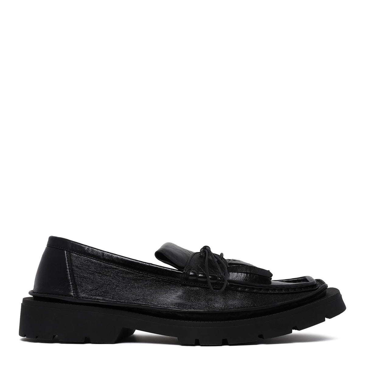 Maison Margiela Black Leather Loafers