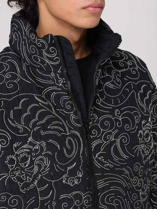 KENZO Black Down Puffer Jacket FE65OU1439 NN99