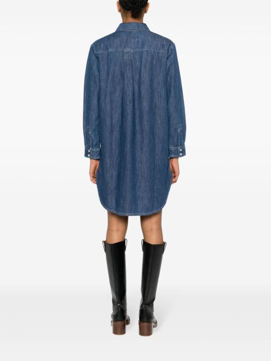 A.P.C. Denim Midi Dress COGXFF35071IAL DOM