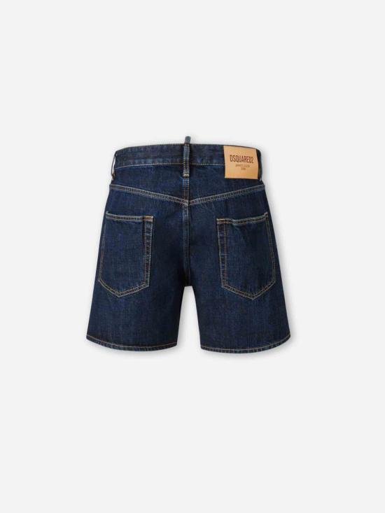 Dsquared2 Blue Denim Short Pants for Men S74MU0936 S30833470