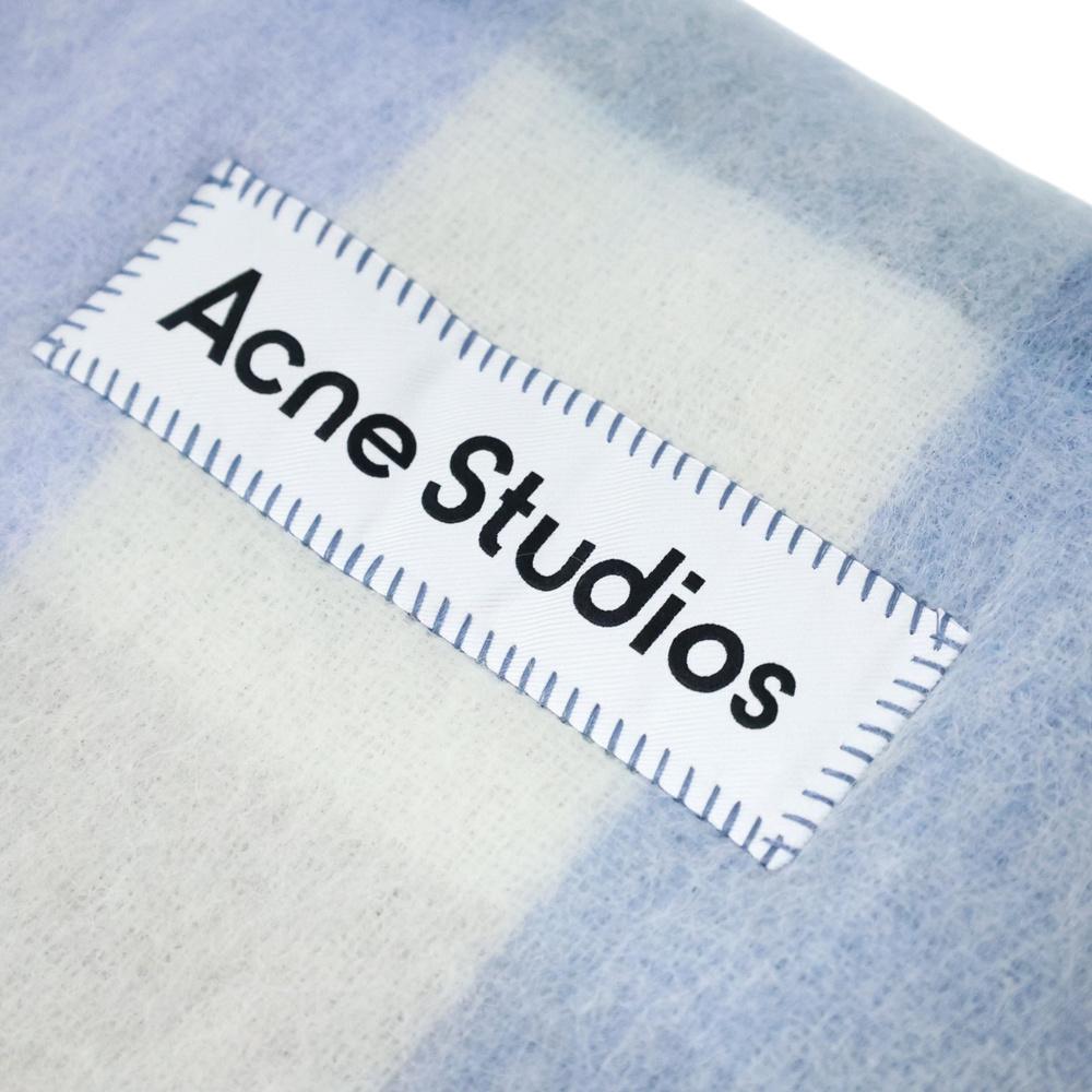 Acne Studios Mohair Check Unisex Scarf