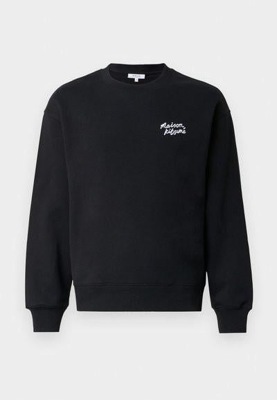 Maison Kitsune Handwriting Logo Comfort Sweatshirt Oatmeal Men
