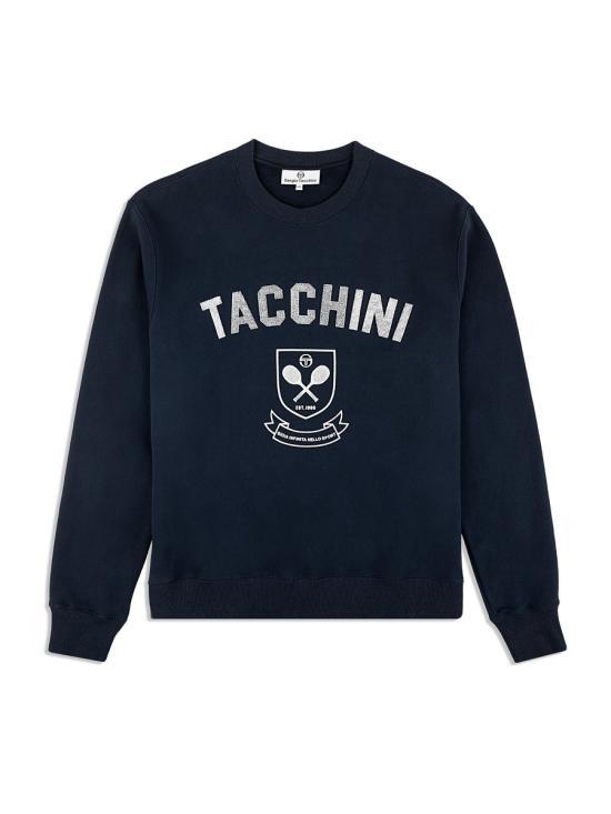 Sergio Tacchini Long Sleeve Sweatshirt STF24M50923MARITIMEBLUE MARITIME BLUE DOM