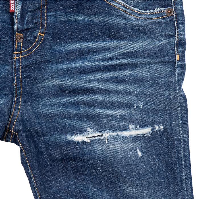 Dsquared2 Blue Wash Daisy Cool Girl Cropped Jeans