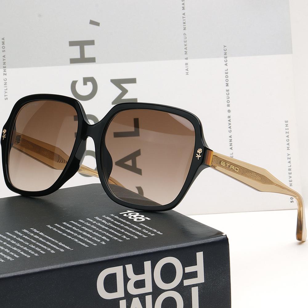 Etro Acetate Oval Oversized Asian Fit Unisex Sunglasses ETRO0064 F S 71C86