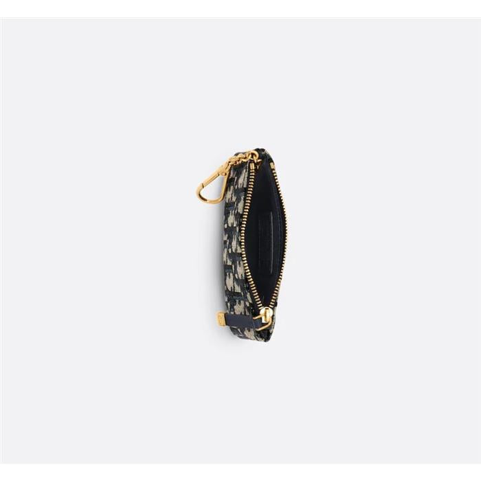DIOR Oblique Myrte Zip Key Wallet S2177UTZQ