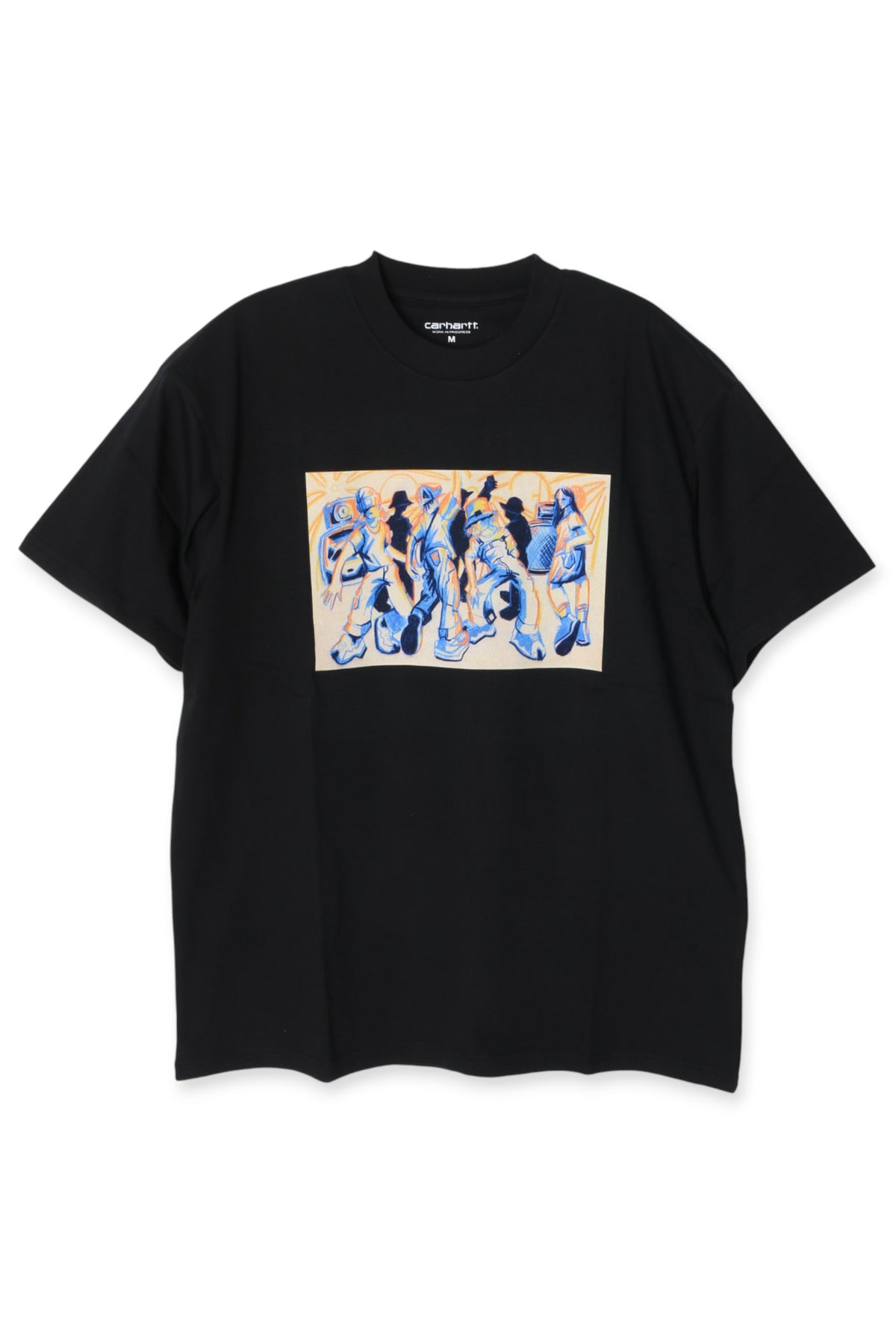CARHARTT WIP Black Short Sleeve Graphic T-Shirt