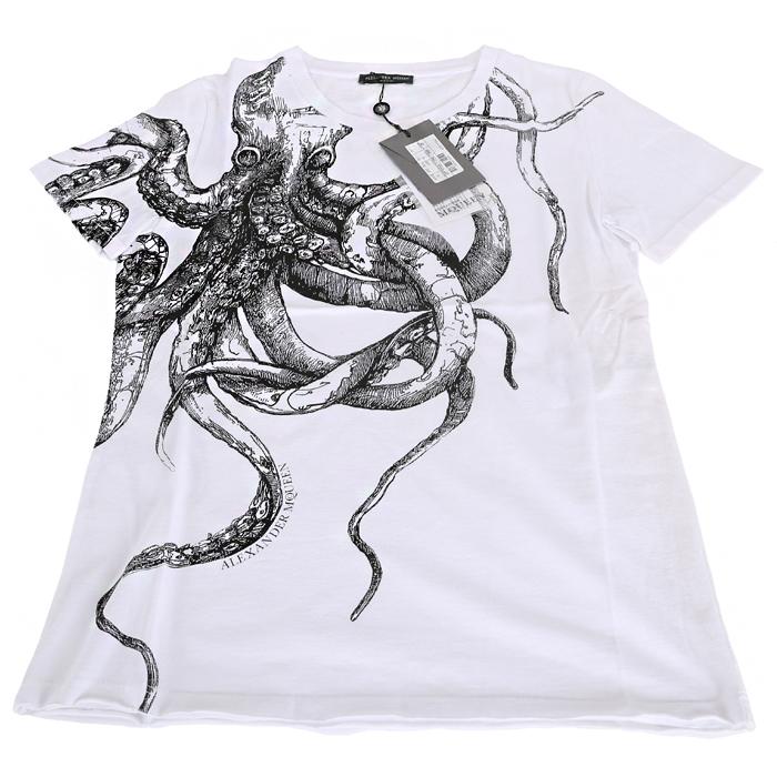 Alexander Mcqueen Cotton Short Sleeve T-Shirt 472602 QIZ42 0900