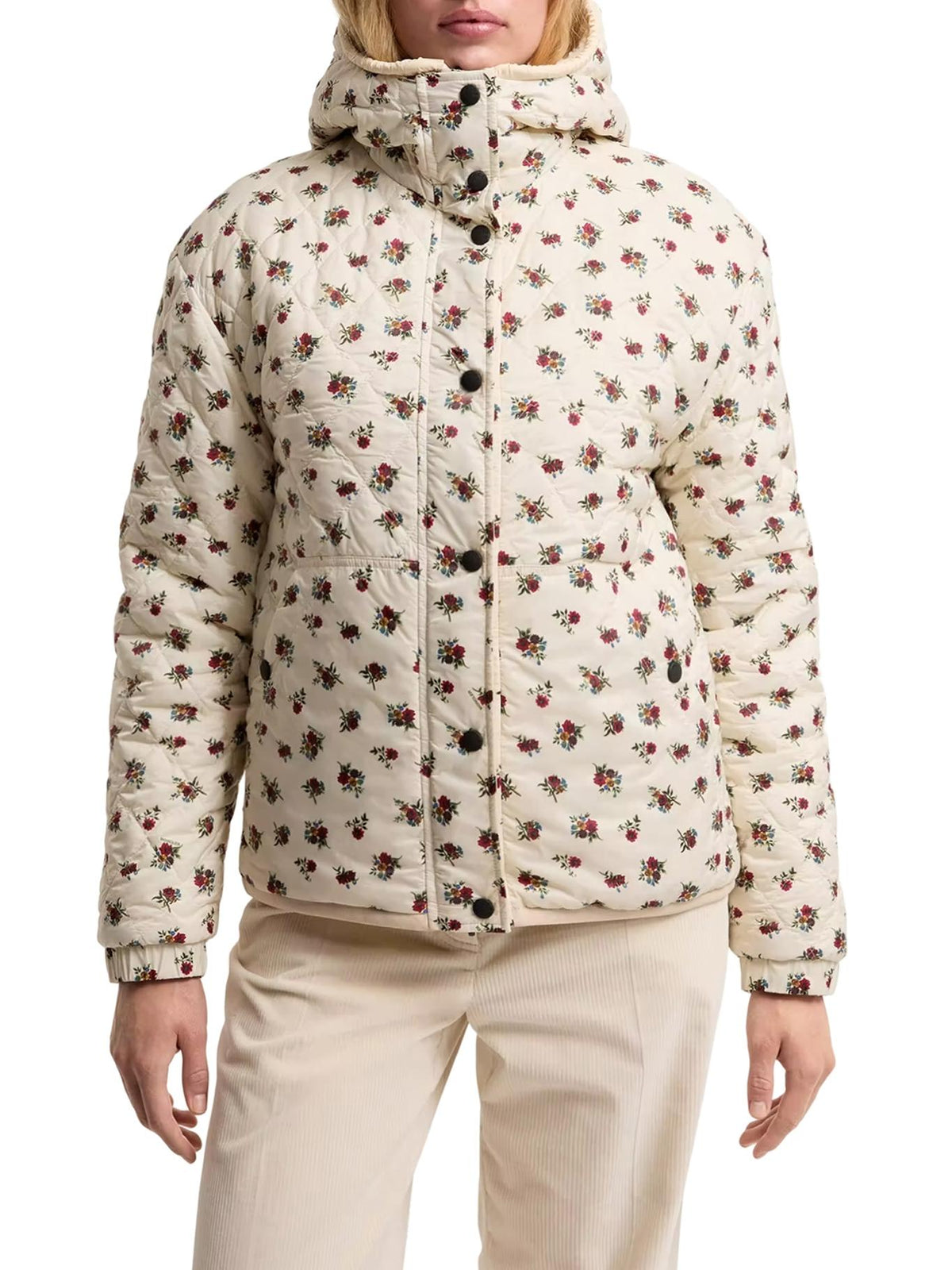 Moncler Beige Down Puffer Jacket Women’s