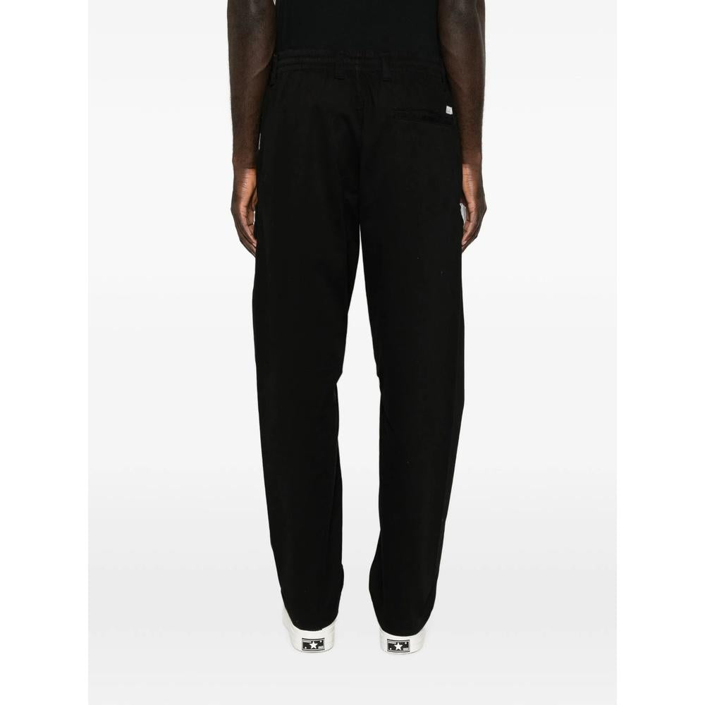 CP Company Stretch Satin Cargo Pants for Men Black