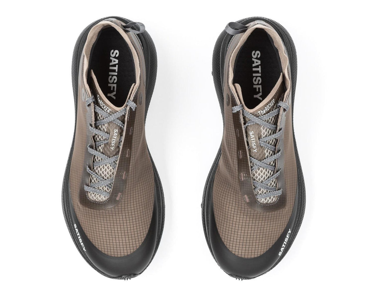 SATISFY Falcon Brown Low-Top Running Sneakers 40002 FA