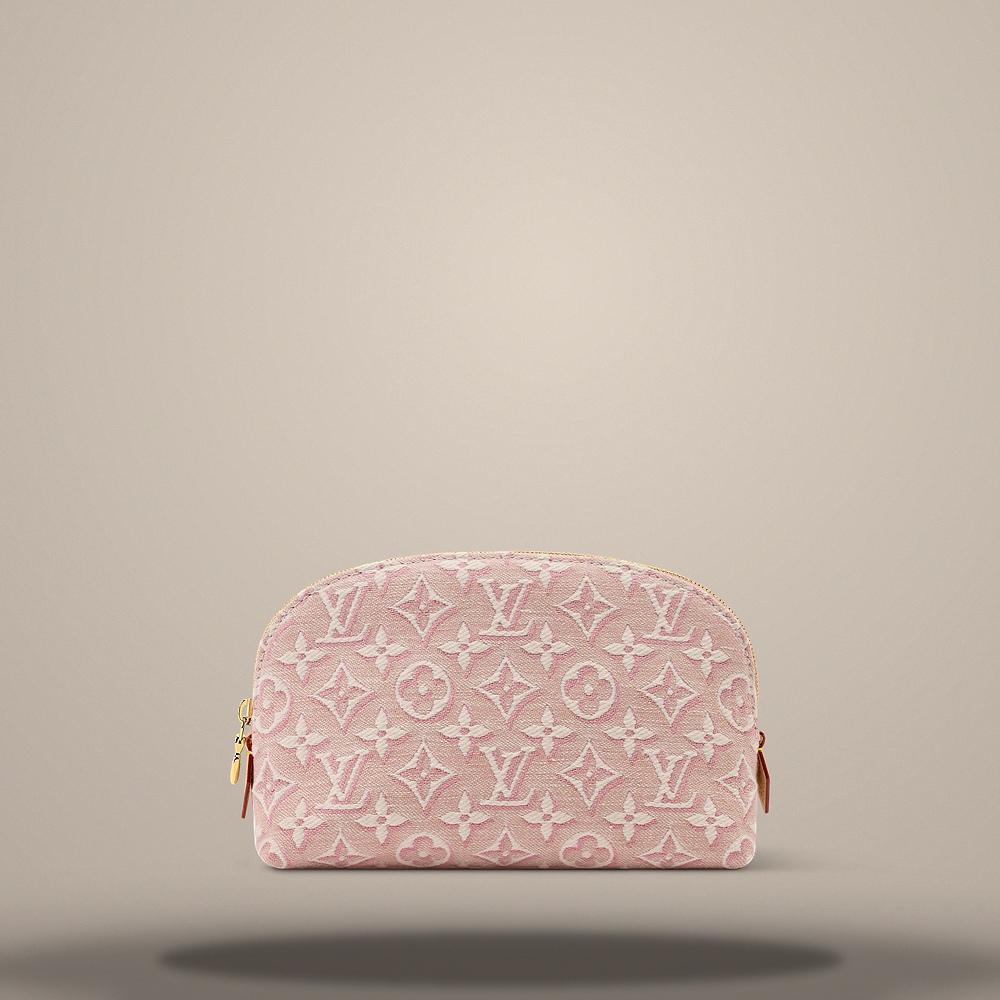 Louis Vuitton Rose Pink Pochette Cosmetique PM Tote Bag