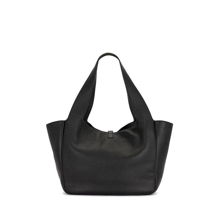 Saint Laurent Deer Skin Le 5A7 Tote Bag Black