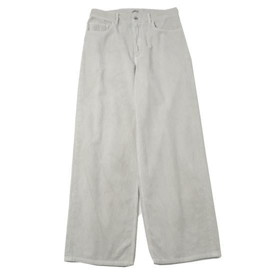 AURALEE Straight Classic Pants for Men A26SP01FX WHITE KHAKI DOM