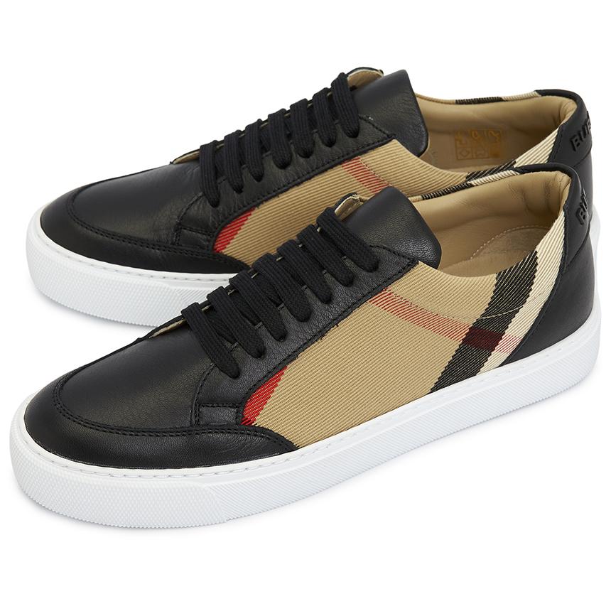 BURBERRY House Check NEW SALMOND Low-Top Sneakers Women