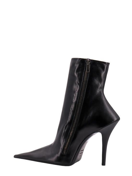 BALENCIAGA Black Leather Boots 747603 WBCW 01000