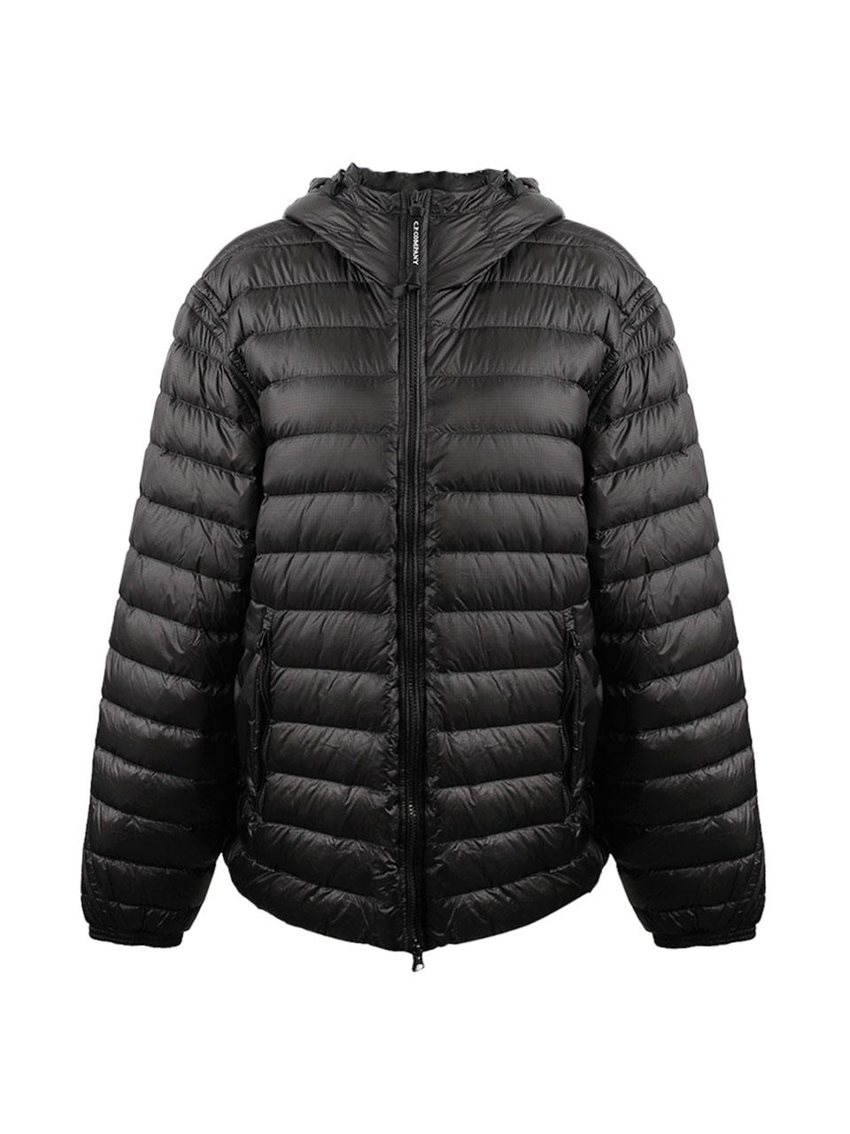 CP Company Men DD Shell Hooded Down Jacket Black 21CMOW126A 110416A