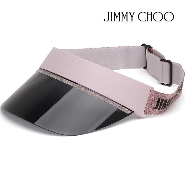 Jimmy Choo Pink Pearl Banded Sun Visor Golf Hiking Sunglasses CALIX 35J